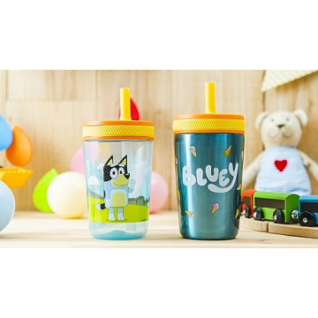 Zak Designs Bluey Tumblers - Fun, Safe, and Leak-Proof!