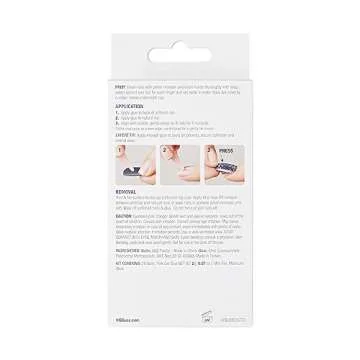 KISS Gel Fantasy Ready-To-Wear Fake Nails, Short, Square - After Last Night, Smudge Proof, Waterproof, No Dry Time, Durable, Flexible, DIY Manicure, Salon Quality, Long Lasting | 28 Count