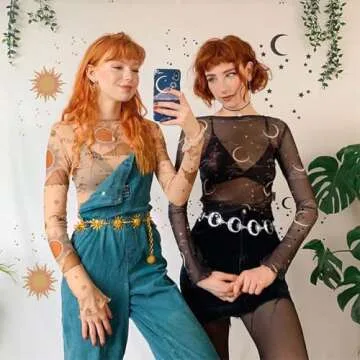 Navoky Moon Star Metal Waist Chain Sun Pendant Belly Belt Body Chains Jewelry Accessories for Women(Gold-Sun)