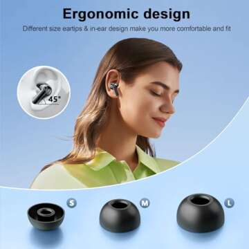 Wireless Earbuds with HiFi Sound and Long Battery Life