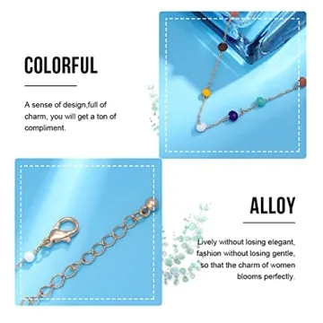 Cosydays Sexy Adjustable Waist Chain with Colorful Beads