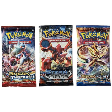 Pokemon TCG Value Pack - 3 Random Booster Packs, 30 Cards Total. Chance at Rares & Holofoils.