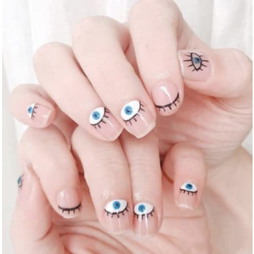 Evil Eye Nail Art Stickers 7 Sheets Self Adhesive