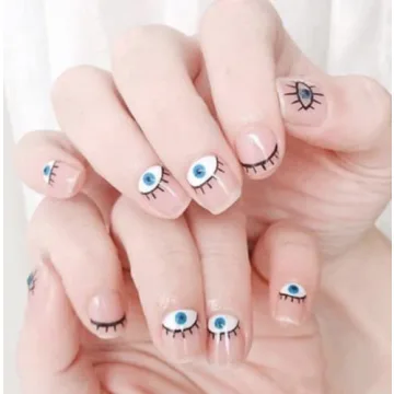 Evil Eye Nail Art Stickers 7 Sheets Self Adhesive