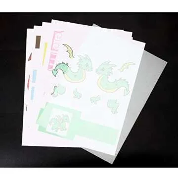 20 Sheets 3D Drawing Molds for 3D Pens