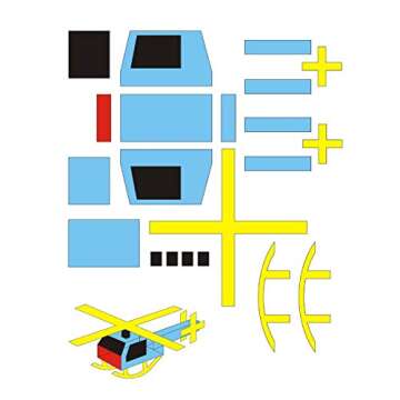 20 Sheets 3D Drawing Molds for 3D Pens