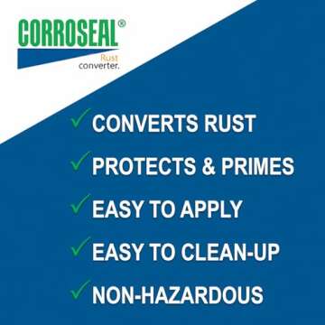Corroseal-82320 Water-Based Rust Converter Metal Primer - 1 Qt