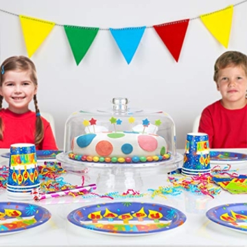 Homeries Acrylic Cake Stand with Lid - 6 in 1 Serving