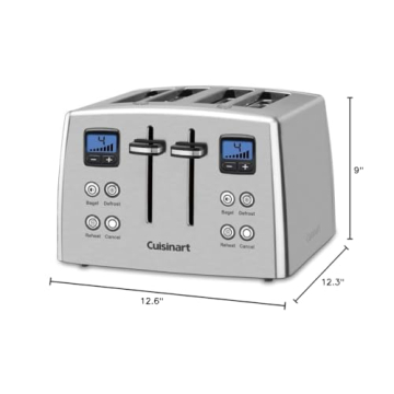 Cuisinart 4-Slice Countdown Stainless Steel Toaster