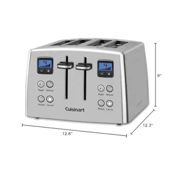Cuisinart 4-Slice Countdown Stainless Steel Toaster