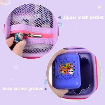 Case for Bitzee Interactive Toy Digital Pet and Case, Toys Hard Carrying Holder for Virtual Electronic Pets React to Touch, Protective Container for AA Batteries and Other Accessories (Box Only)