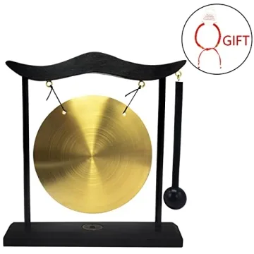 Feng Shui Brass Gong for Meditation and Good Fortune