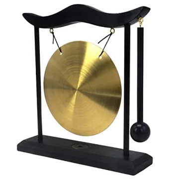 Feng Shui Brass Gong for Meditation and Good Fortune