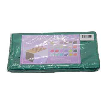 WELMATCH Hunter Green Satin Table Runners - 5 pcs Wedding Banquet Party Event Decoration Table Runners (Hunter Green, 5)