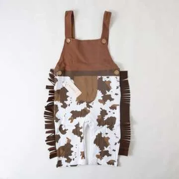 LXKIKMM Cowboy Outfit for Toddler Boys - Adorable Costume