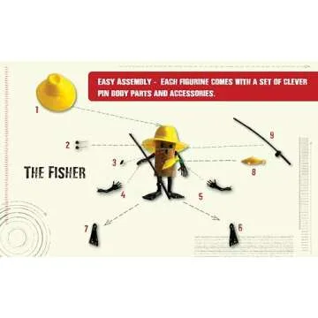 Meet the Corkish & Co.'s countdown Calendar! An amazing collection of 24 unique cork figurines. Open up the daily box to discover a new, adorable Corkish character. Age 13 and above. Gender neutral.