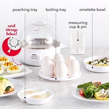 Dash Express Electric Egg Cooker for Perfect Eggs Anytime