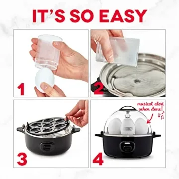 Dash Express Electric Egg Cooker for Perfect Eggs Anytime