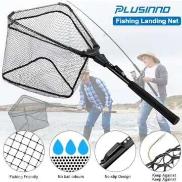 PLUSINNO Telescopic Fishing Net for Easy Fish Catching