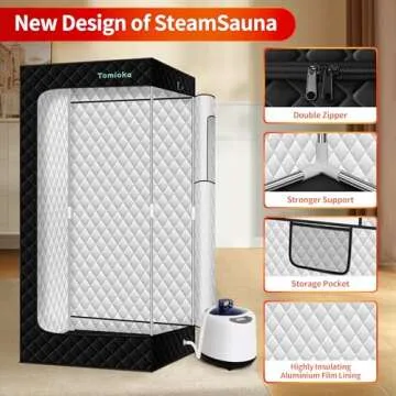Portable Steam Sauna Box for Ultimate Relaxation