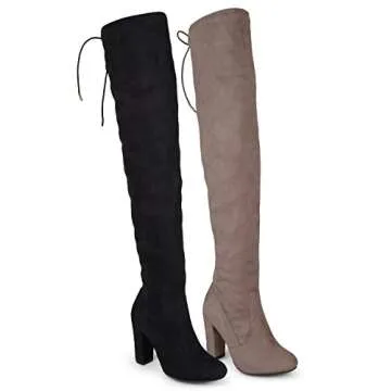 Journee Maya Block Heel Over The Knee Boots for Women