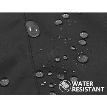 Little Donkey Andy Women's Lightweight Softshell Vest, Windproof Sleeveless Jacket for Running Hiking Travel, Black L