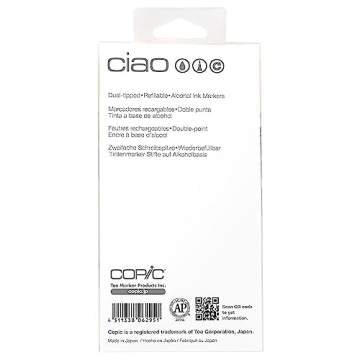 Copic Ciao Markers Skintone Set - 6-Pack for Artists