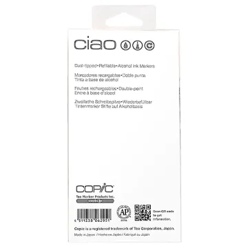 Copic Ciao Markers Skintone Set - 6-Pack for Artists