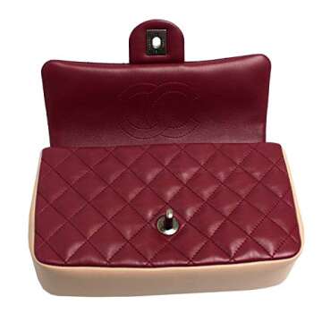 Chanel Womens Tri-color Leather Flap Chain Shoulder Bag A92632