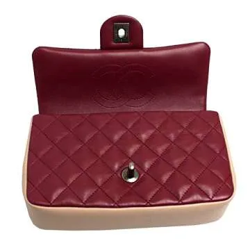 Chanel Women's Tri-Color Leather Flap Chain Bag