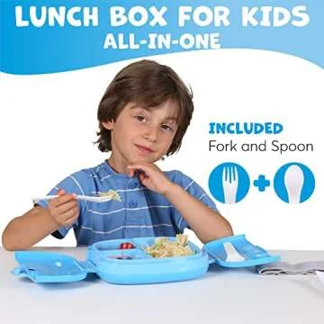 Umami Kids Bento Lunch Box With Cutlery - Leakproof & BPA-Free