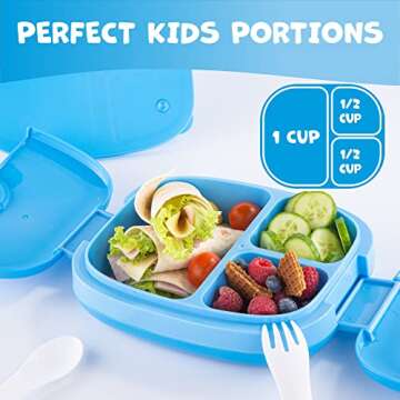 Umami Kids Bento Lunch Box - 100% Leakproof & Easy to Open