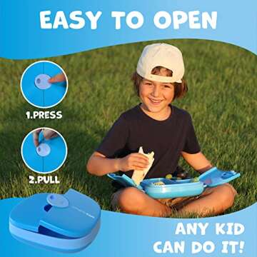 Umami Kids Bento Lunch Box - 100% Leakproof & Easy to Open