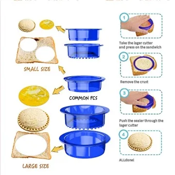 Tribe Glare Sandwich Cutter - Fun & Safe Kids Lunch Tool