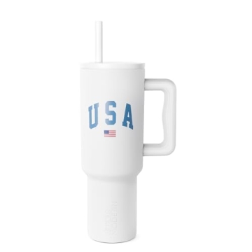Stylish Simple Modern 40 oz Tumbler | Premium Insulated Travel Mug with Straw Lid