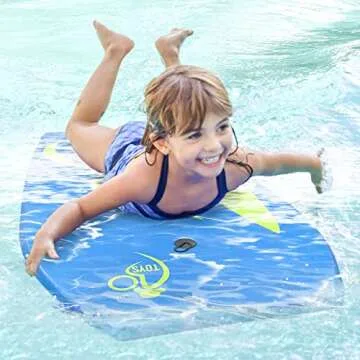 Bo-Toys Body Board Lightweight with EPS Core (Blue, 33-INCH)