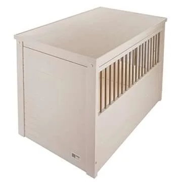 New Age Pet ecoFLEX Pet Crate/End Table, Large, Antique White