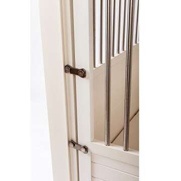 New Age Pet ecoFLEX Pet Crate/End Table, Large, Antique White