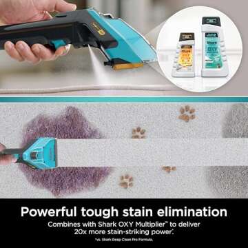 Shark CarpetXpert Deep Clean Pro Formula for All Shark Upright & Portable Carpet Cleaners, Formulate...