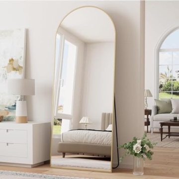 FVANF Arched Full Length Mirror with Quality Reflection