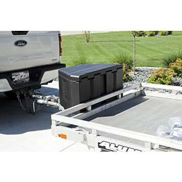 Dee Zee DZ91717P Poly Triangle Trailer Box with Classic Brite-Tread Design