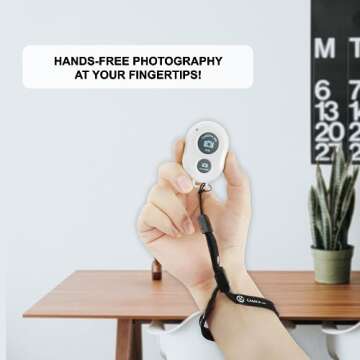 CamKix Camera Shutter Remote Control with Bluetooth Wireless Technology - Create Amazing Photos and ...