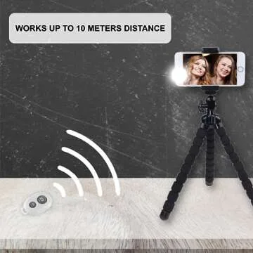 CamKix Camera Shutter Remote Control with Bluetooth Wireless Technology - Create Amazing Photos and Videos Hands-Free - Works with Most Smartphones and Tablets (iOS and Android)