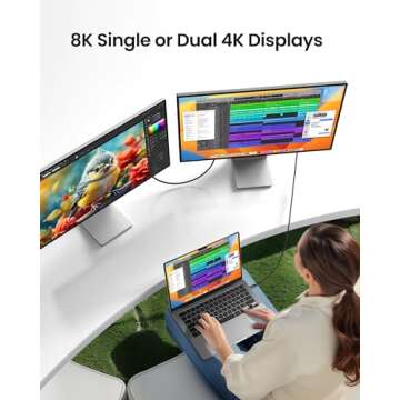 Silkland USB 4 Cable - 40Gbps Data & 240W Fast Charging