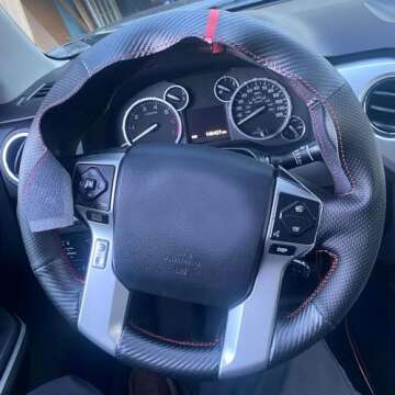 Loncky Custom Steering Wheel Cover for Toyota Models