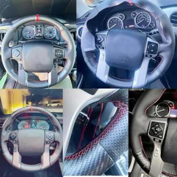 Loncky Custom Steering Wheel Cover for Toyota Models