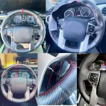 Loncky Custom Steering Wheel Cover for Toyota Models