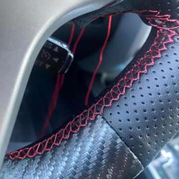 Loncky Custom Steering Wheel Cover for Toyota Models