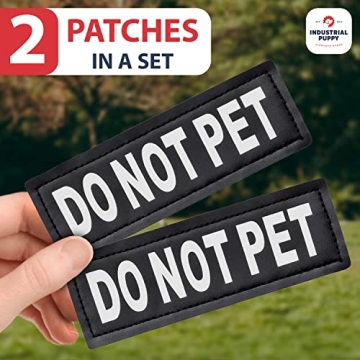 Industrial Puppy Do Not Pet Patch - Reflective, Durable, Customizable