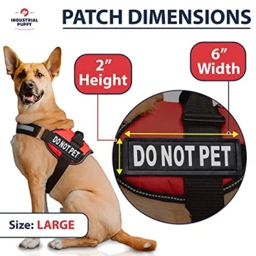 Industrial Puppy Do Not Pet Patch - Reflective, Durable, Customizable